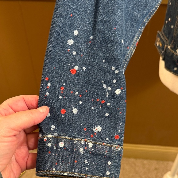 Levis Limited Edition Handmaids Tale Ex-Boyfriend Denim Trucker Jacket  Sz S - Picture 4 of 12